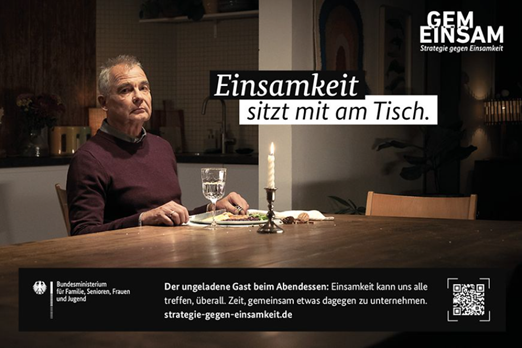 BMFSFJ Einsamkeit am Tisch