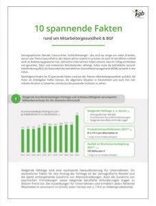 Fact sheet Mitarbeitergesundheit BGF