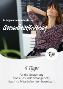 Ratgeber erfolgreiche betriebliche Gesundheitsfoerderung