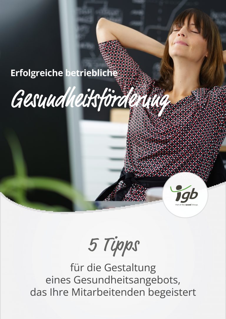 Ratgeber erfolgreiche betriebliche Gesundheitsfoerderung
